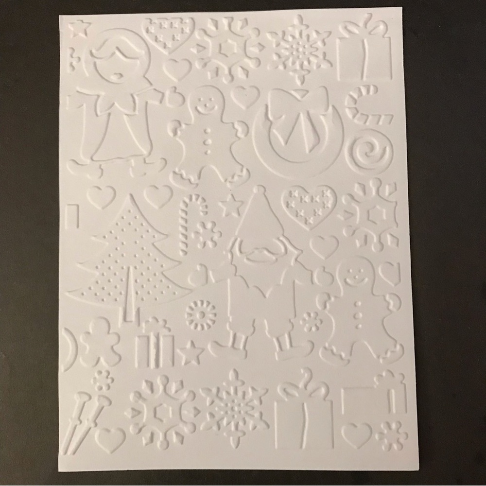 Sizzix 4x6 SNOW VILLAGE embossing folder